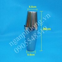 Bình lắc cocktail boston shaker inox. Bình lắc 2 mảnh . boston shaker 2 mảnh