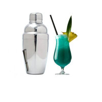 Bình Lắc Cocktail Shaker 550ml Inox Dày Pha Chế Trà Sữa, Cocktail, Cafe