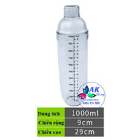 BÌNH LẮC NHỰA SHAKER 700ML