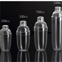 Bình lắc pha chế trà sữa &amp;amp cocktail  bình lắc-shaker - 350 ml-nhựa