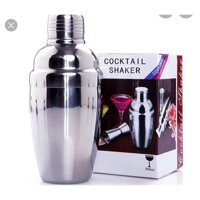 Bình lắc shacker inox cho bartender - Trắng,350ml