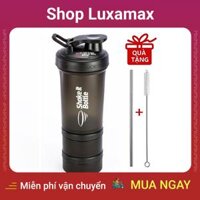 Bình Lắc Shake It Lock&Lock HAP945 (600ml) - Hàng chính hãng chất liệu nhưa PP gioăng nắp silicone sử dụng đựng thực phẩm bổ sung tập gym sữa bột  bánh lắc giúp trộn đều - Tặng kèm ống hút và cọ rửa DTK112092196 - Shop LuxaMax - Shake IT Lock & Lock