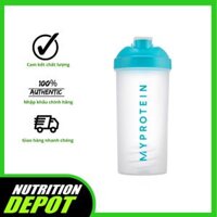 Bình Lắc Shaker MyProtein 700ml màu trắng trong, bình nước thể thao - bi lắc bằng thép không gỉ, hòa tan bột dễ dàng