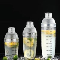Bình Lắc Shaker Nhựa dụng cụ pha chế chuyên nghiệp, 350ml, 500ml, 700ml, 1000ml, giao hàng nhanh - 350ml