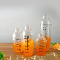 Bình lắc shaker nhựa trong