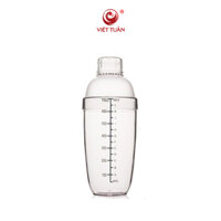 Bình Lắc Shaker Pha Chế Nhựa Chia Vạch Đen 700ml