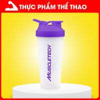 Bình lắc Shaker Pha Whey Mass - LOGO MUSCLETECH &amp; TC Sport Food - Màu Sắc Ngẫu Nhiên - Bình Trắng Nắp Tím