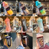 Bình Lắc Shaker Tập Gym 1 Ngăn 2 Ngăn 3 Ngăn