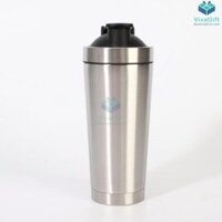 Bình Lắc Shaker Tập Gym 750ml Inox 304 Cao Cấp Q250