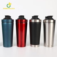 Bình Lắc Shaker Tập Gym 750ml Inox 304 Cao Cấp Q250