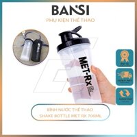 Bình lắc tập gym bình nước thể thao Shake bottle Met RX 700ml