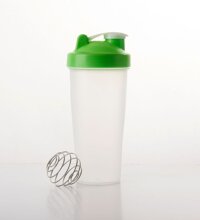 Bình lắc tập gym bình nước shaker thể thao 600ml có quả cầu lò xo giúp hòa tan sữa bột và chất khó tan - Ngẫu nhiên - 1 BÌNH