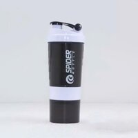 Bình Lắc Whey Bình Nước Thể Thao Tập Gym Shaker Đựng Protein 3 Ngăn Tiện Dụng 500 ML - B14