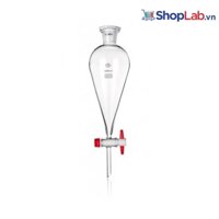 Bình lắng gạn quả lê khóa PTFE kẻ vạch 1000ml Onelab