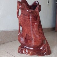 bình lọ hoa gỗ cẩm chỉ cao 38cmx25cmx14cm