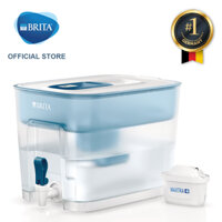 Bình lọc nước BRITA Flow Basic Blue dung tích 8.2L chất liệu nhựa cao cấp không chứa BPA công suất lõi lọc 150L kèm Maxtra Plus