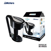 Bình lọc nước Ion kiềm ALkaline WaterJug - Hàng chính hãng - Tạo nước kiềm tốt cho sức khỏe, Lọc Clo, tạp chất và vi khuẩn có hại trong nước - Đen