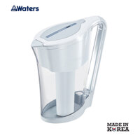 Bình lọc nước Ion kiềm ALkaline WaterJug - Hàng chính hãng - Tạo nước kiềm tốt cho sức khỏe, Lọc Clo, tạp chất và vi khuẩn có hại trong nước - Trắng