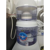 Bình lọc nước UP CÂY NÓNG LẠNH gia đình cao cấp Freshet Hàn Quốc màu trắng công suất 2lit/h bình 16lit