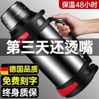 bình lock and lock 1l Bình Giữ Nhiệt Inox 316 Dung Tích Lớn 304 Bình Giữ Nhiệt Ấm Siêu Tốc Nam Ngoài Trời Xe Di Động Ấm Siêu Tốc Du Lịch Cốc Nước Lạnh bình đựng nước có vòi bình nhựa đựng nước