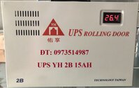 Bình lưu điện cửa cuốn YH 2B 15 AH