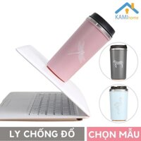 Bình Ly nước giữ nhiệt Chống Đổ inox 3 lớp 350ml ly cốc cách nhiệt KamiVietNam