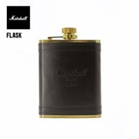 Bình Marshall Leather Flask - Lifestyle - Hàng Chính Hãng - Gold