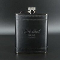 Bình Marshall Leather Flask - Lifestyle - Hàng Chính Hãng - Nickle Grey