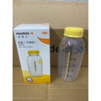 Bình medela 250ml trữ sữa nhựa PP, nắp 2 mảnh