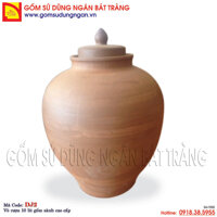 Bình ngâm rượu 10 lít gốm sành Bát Tràng