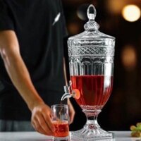 Bình Ngâm Rượu 3 Lít Và 5 Lít Có Vòi Cao Cấp, Bình Thủy Tinh Đựng Nước Rượu Trái Cây Ngâm Dày Dặn Chắc Chắn Sang Trọng
