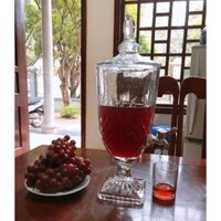 Bình Ngâm Rượu 3 Lít Và 5 Lít Có Vòi Cao Cấp, Bình Thủy Tinh Đựng Nước Rượu Trái Cây Ngâm Dày Dặn Chắc Chắn Sang Trọng