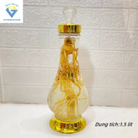 Bình ngâm rượu sâm thủy tinh Việt Nam 1.5 lít