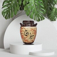 Bình ngâm rượu - tài lộc hoa đào - 30l