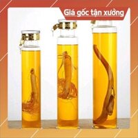 Bình Ngâm Rượu Thủy Tinh Ngâm Sâm (1 Lít, 1.5 Lít, 2.5 Lít) Có Khóa*BAO BỂ VỠ*