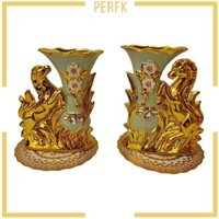 Bình Ngựa Giá Đỡ Cây Bình Trang Trí Để Bàn Trung Tâm Gốm Trồng Chậu Hoa Châu Âu Cho Phòng Khách Giáng Sinh