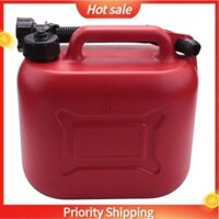 Bình Nhiên Liệu Ô Tô 5L Có Thể Dự Phòng Nhựa Xăng Gas Hộp Đựng Nhiên Liệu Chống Tĩnh Điện Có Ống Cho Xe Du Lịch