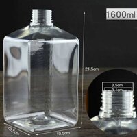 BÌNH NHỰA BƠM ĐƯỜNG, SIRUP DUNG TÍCH 1600ML, CÓ VÒI BƠM 10CC