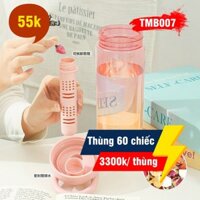 Bình nhựa detox 1000ml TMB007 thùng 60 bình