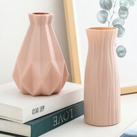 Bình Nhựa Hoa Khô 12953 Bình ins Phong Cách Bình Nhựa Bắc Âu Giá Trị Cao Morandi Trang Trí Phòng Khách Bình Hoa Khô Sáng Tạo Bình Cắm Bình