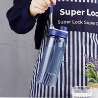 Bình nhựa Super Lock Water 680ml - 6928 Thái Lan cao cấp không chứa chất gây ung thư (BPA Free)