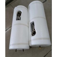 Bình nóng của máy lọc nước 2 vòi vỏ inox, Bình lạnh của máy lọc nước 2 vòi vỏ inox