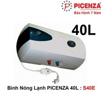 Bình Nóng Lạnh 40L Picenza S40E