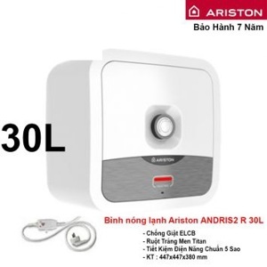 Bình nóng lạnh Ariston AN2 R30L - 30 lít