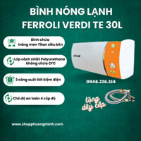 Bình nóng lanh Ferroli Verdi 30L ngang