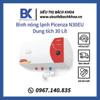 Bình nóng lạnh Picenza ngang 30 lít N30EU - Bảo hành sợi đốt trọn đời