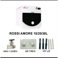 Bình Nóng Lạnh ROSSI AMORE Vuông 15L - Bình Nóng Lạnh Gián Tiếp RAM-15SQ