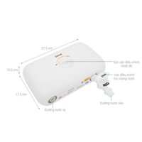 Bình nóng lạnh Trực Tiếp Ferroli Rita - Bình nóng lạnh cho Bếp/Phòng Tắm - Bảo Hành 5 Năm