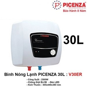 Bình nóng lạnh vuông Picenza V30ER