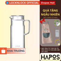 Bình nước 1.2L Metro Glass LocknLock Chính hãng, làm bằng thủy tinh chịu nhiệt LLG6100 - HAPOS SUNHOUSE